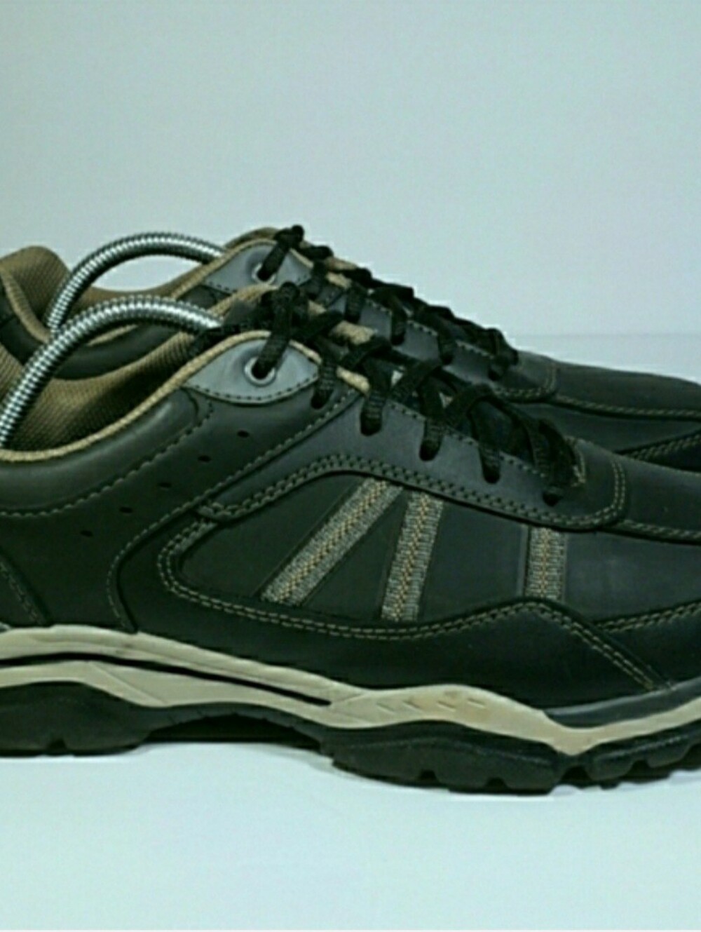 Skechers Revato Texon Leather Hiking Trail Shoes Sneakers